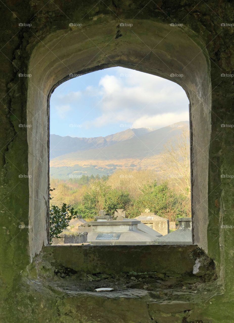 Window to the mountains