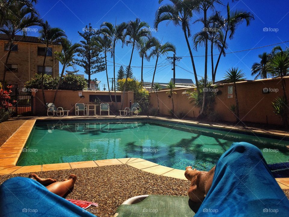 Hangin by the pool. 
Miami, QLD. 