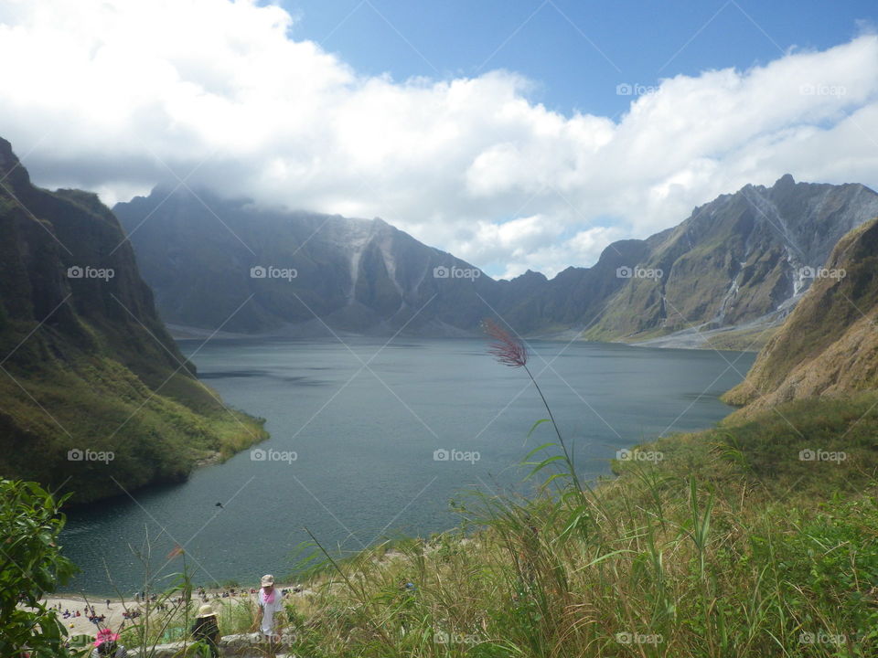 crater of Mt Pinatubo