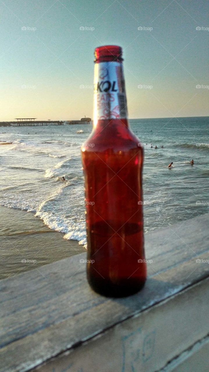 Drink and sea