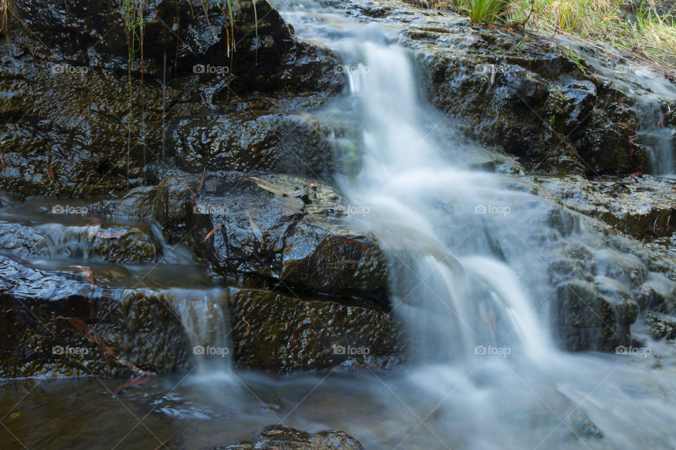 Rocky waterfall 