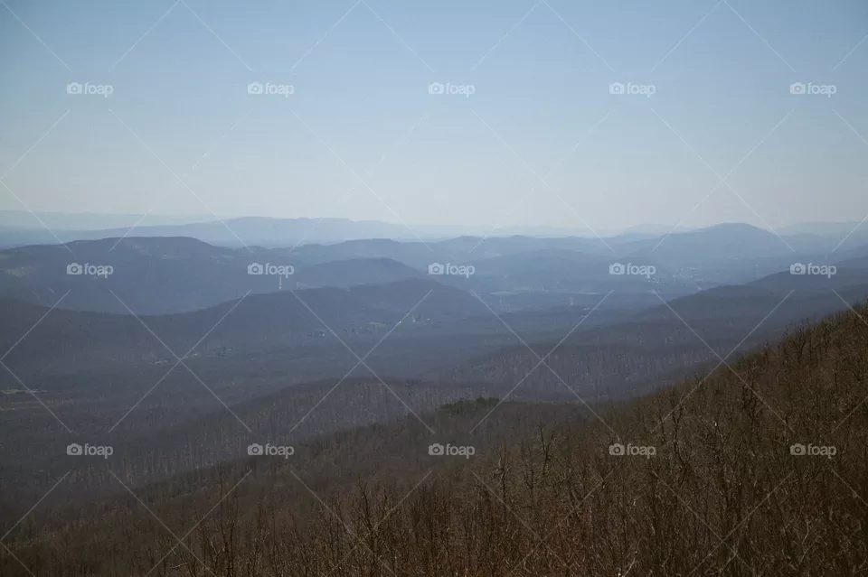 Landscape, Mountain, Fog, No Person, Sky