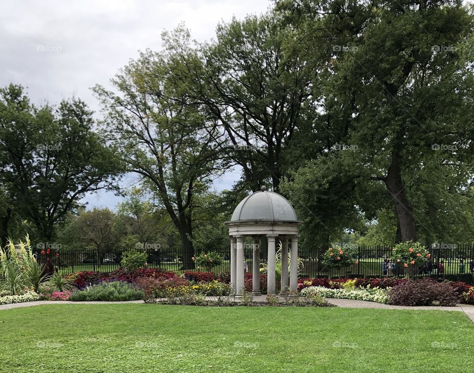 The Willistead Manor Garden, Windsor, Ontario Canada 