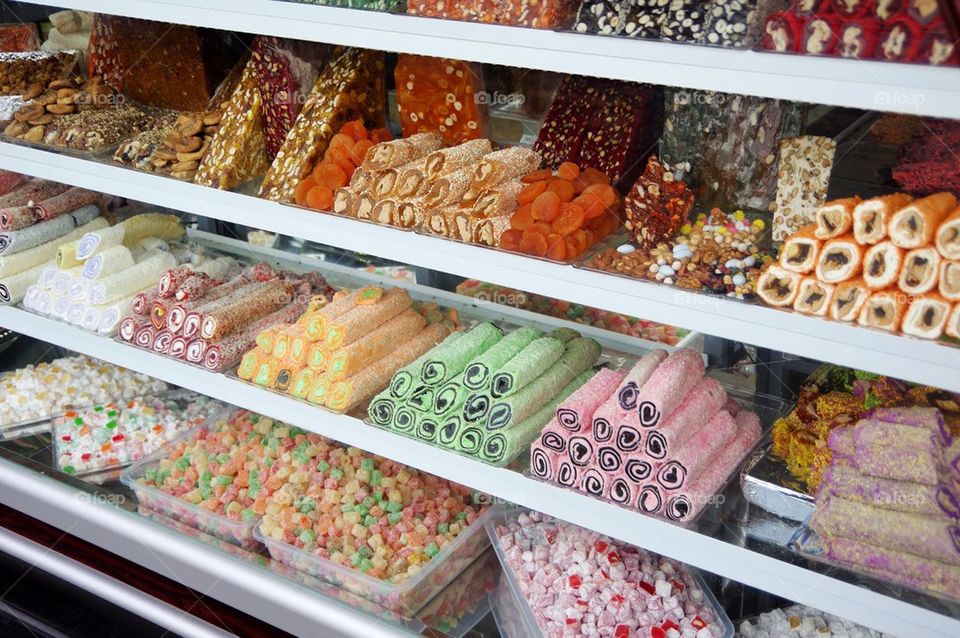 Turkish candy shop