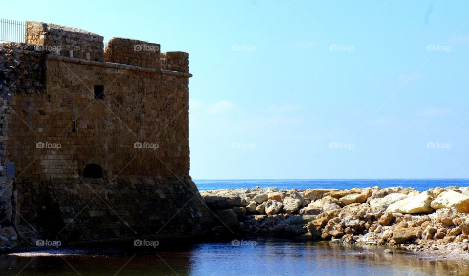 It's the fort that counts . Taken at Paphos harbour Cyprus 