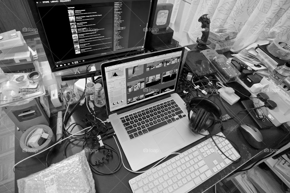 This is what my workstation looks like