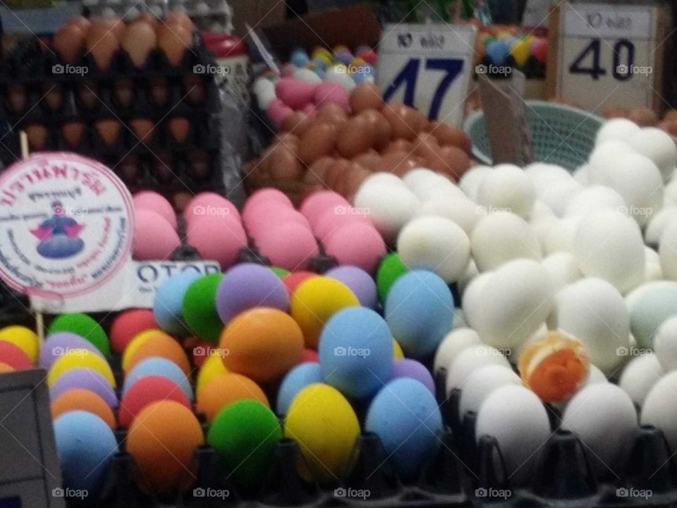 colorful eggs