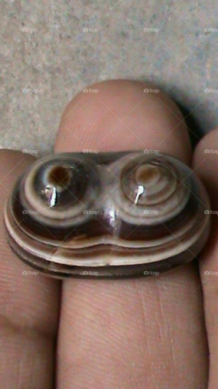 Agate similar to figure eight