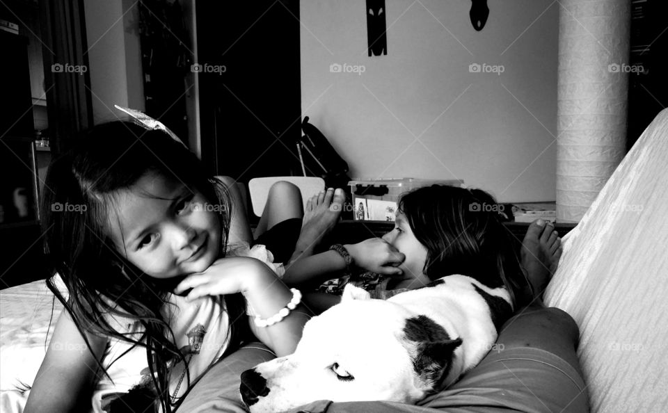 People, Child, Girl, Monochrome, Portrait