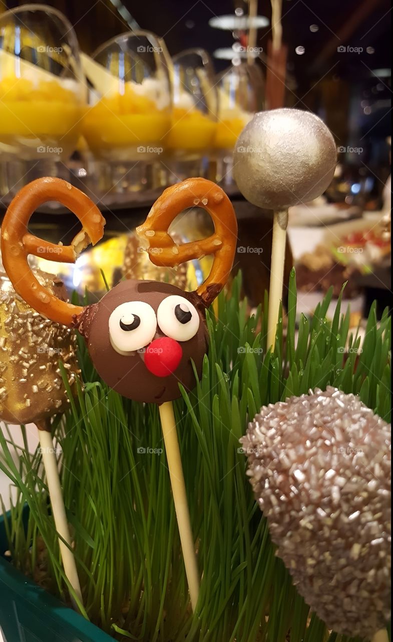 deer chocolate ball