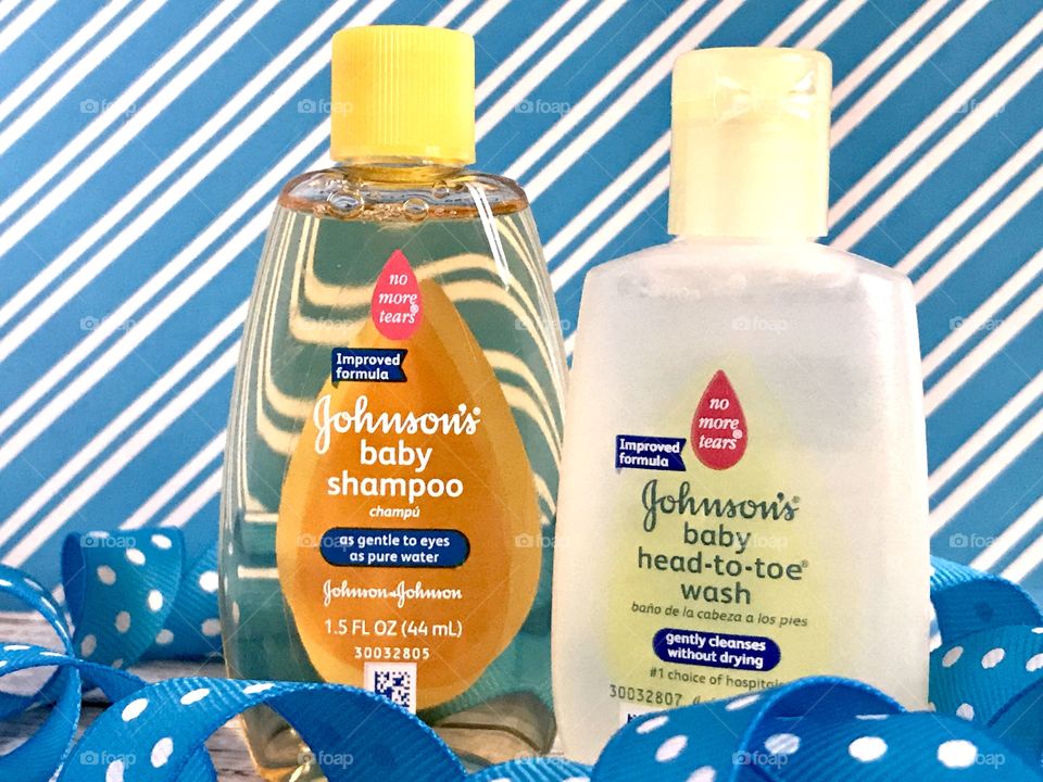 Johnson & Johnson’s baby wash, and shampoo