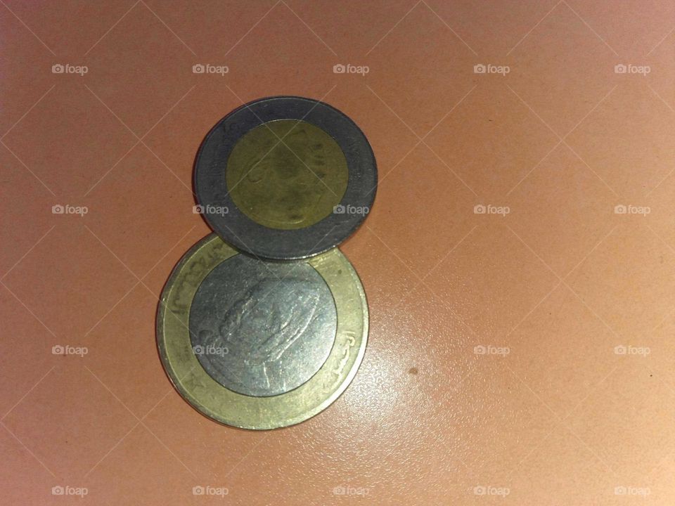 Coins made of metal