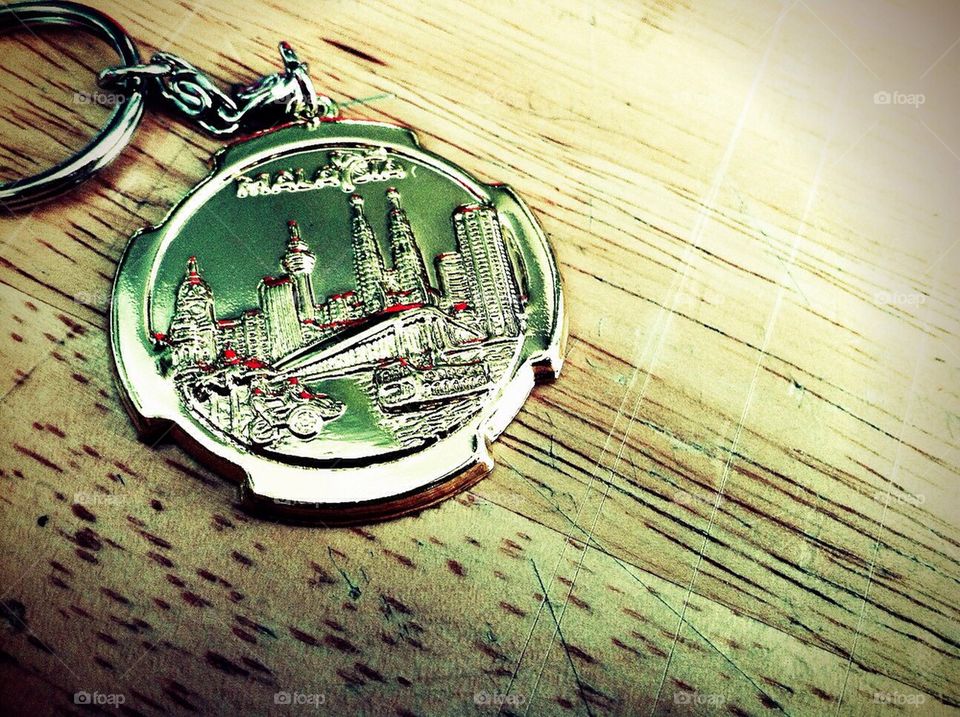 Keyring on the table