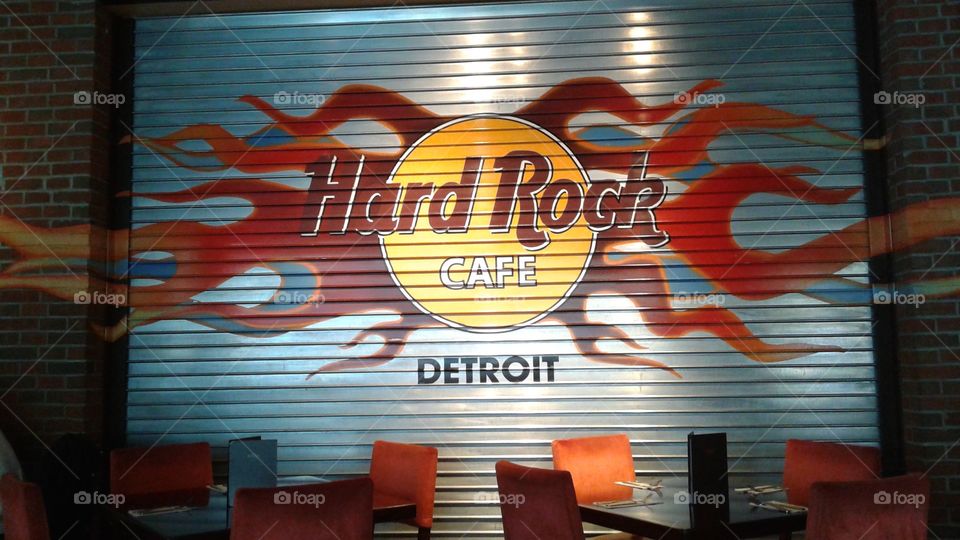 Hard Rock Cafe. Hard Rock Detroit