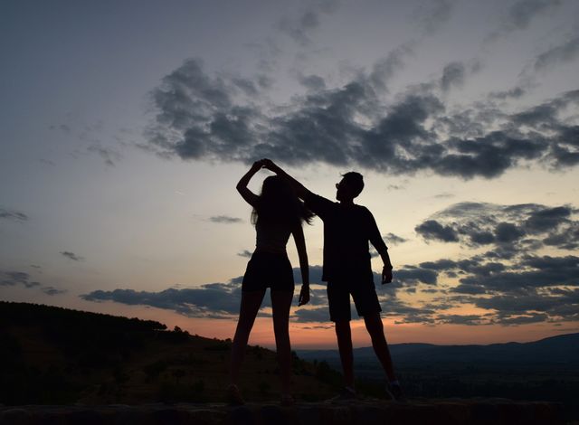 In sunset