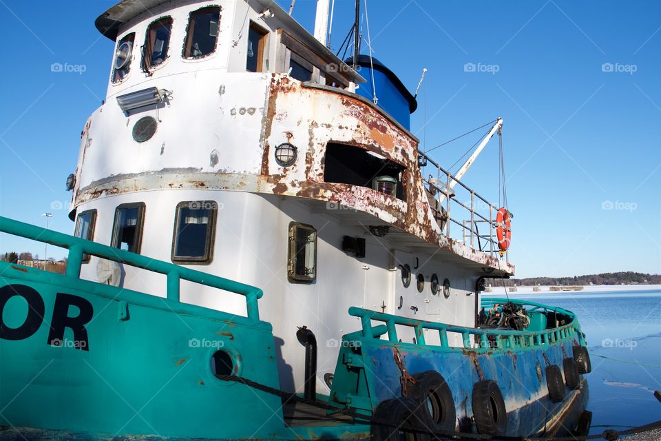 the tugboat Igor Pernå, Norrtälje , Sweden 