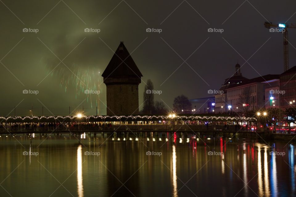 1.January  Fireworks In Lucerne