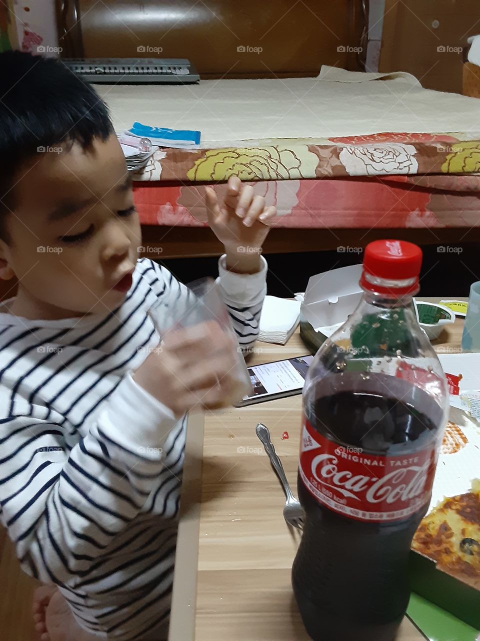 he loves its taste .