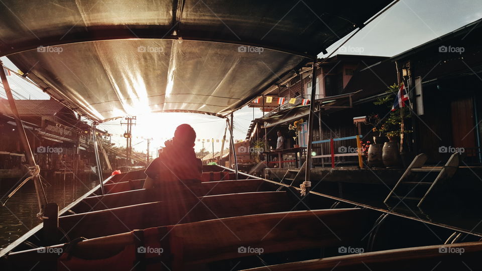 by the river Amphawa