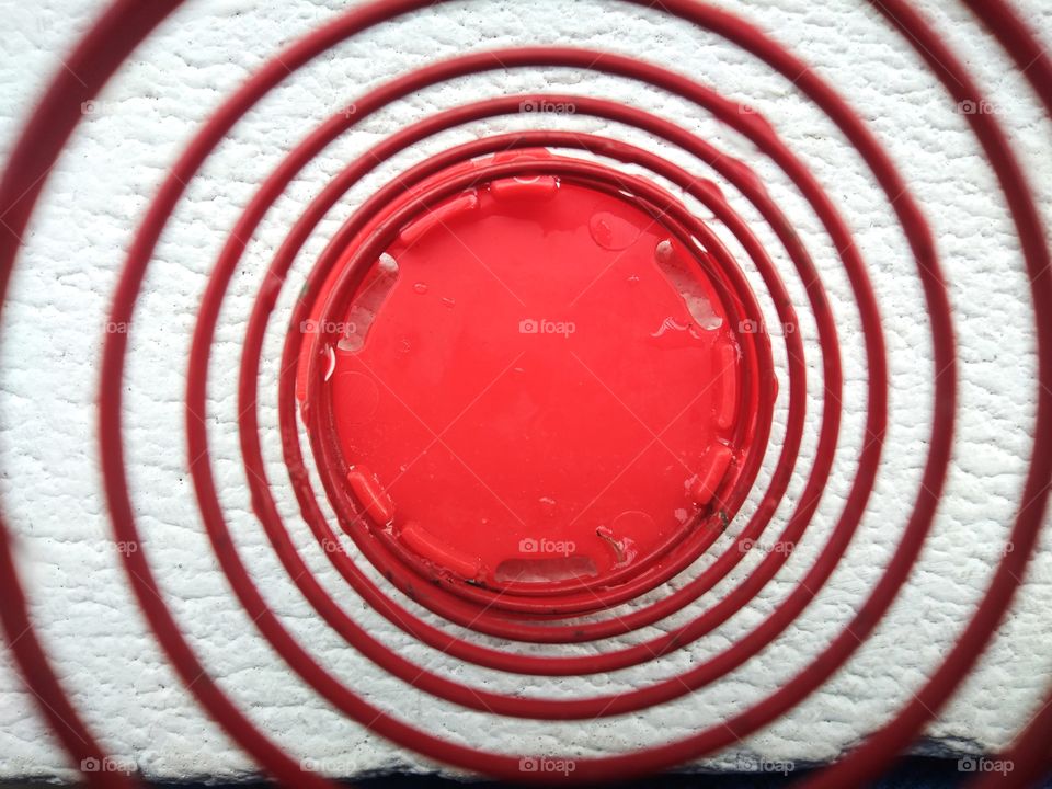 Red spiral spring