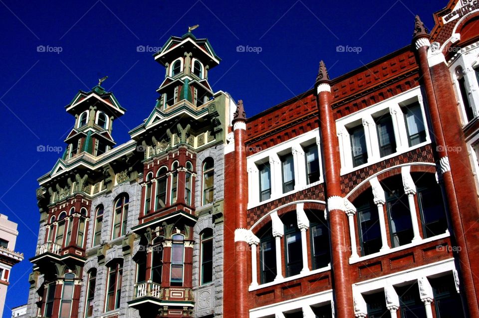 old gas lamp architecture