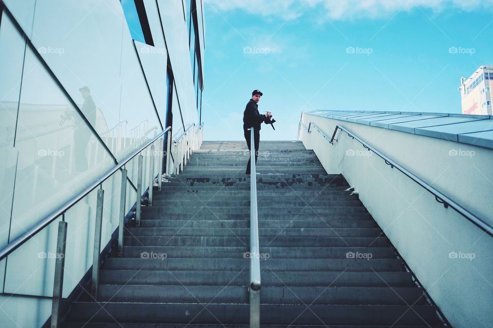 People, Step, Bridge, Pier, Sky