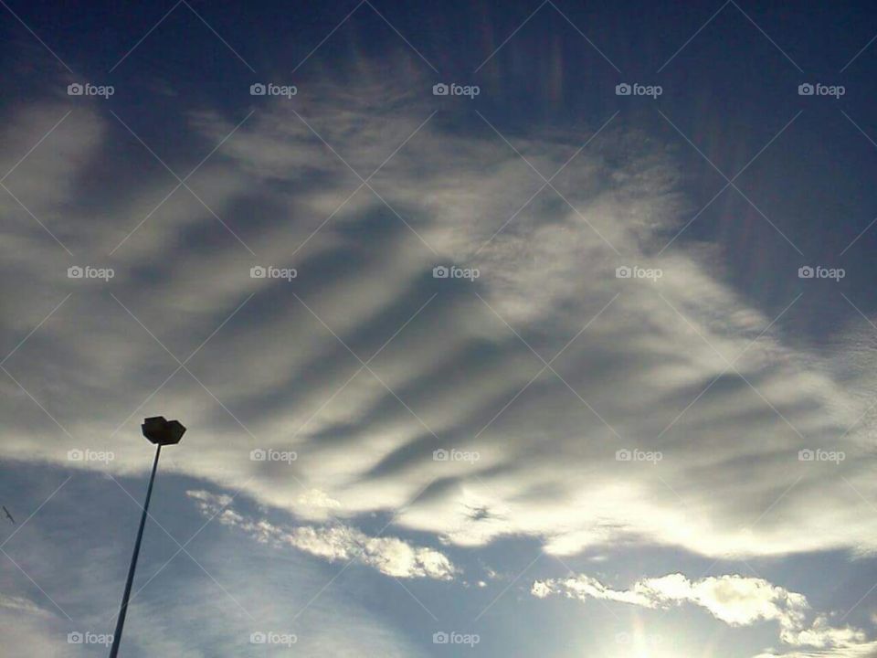 Microwaved cloud ripples