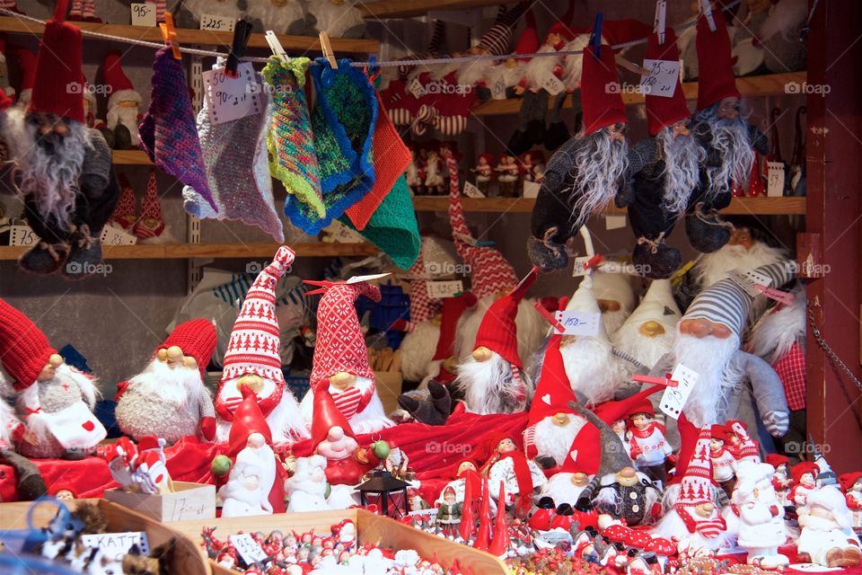 Christmas market in Stockholm, Sweden 