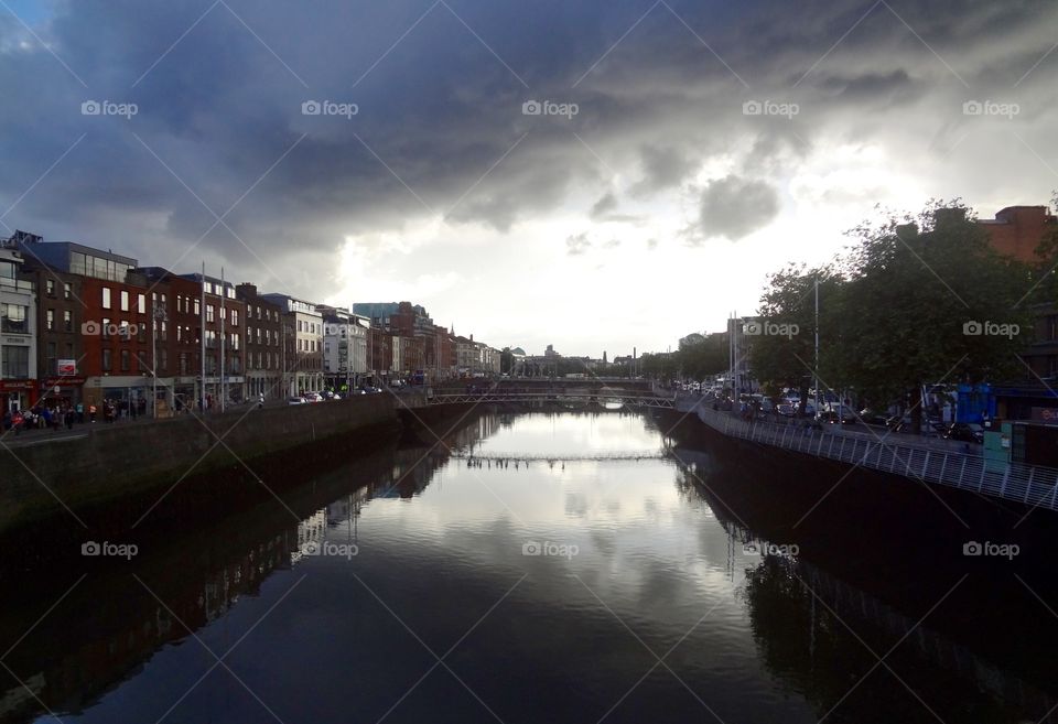 River Liffey at Dusk