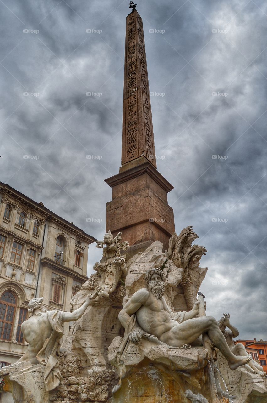 Fuente de los Cuatro Ríos (Rome - Italy)