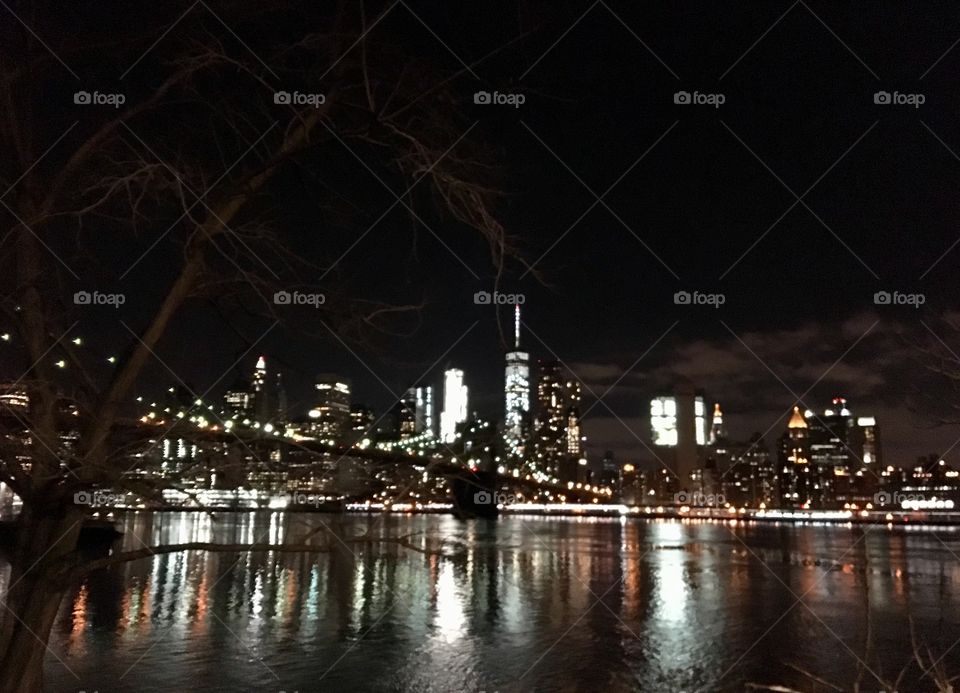 East Riverside, Brooklyn Bridge, View from Brooklyn, NY