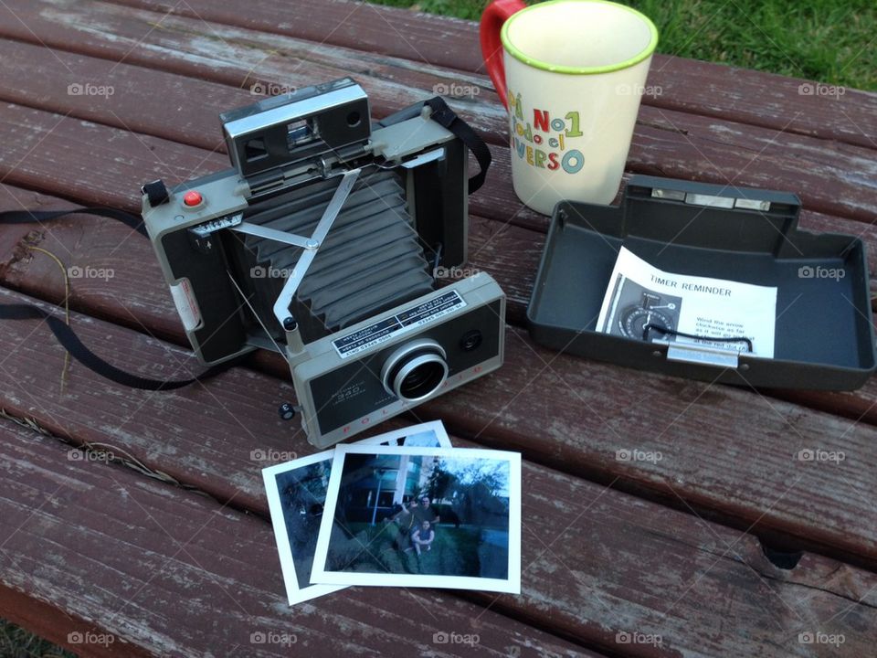 Polaroid instant land camera