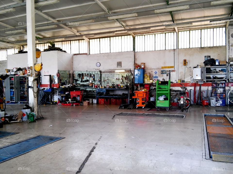 Empty workshop