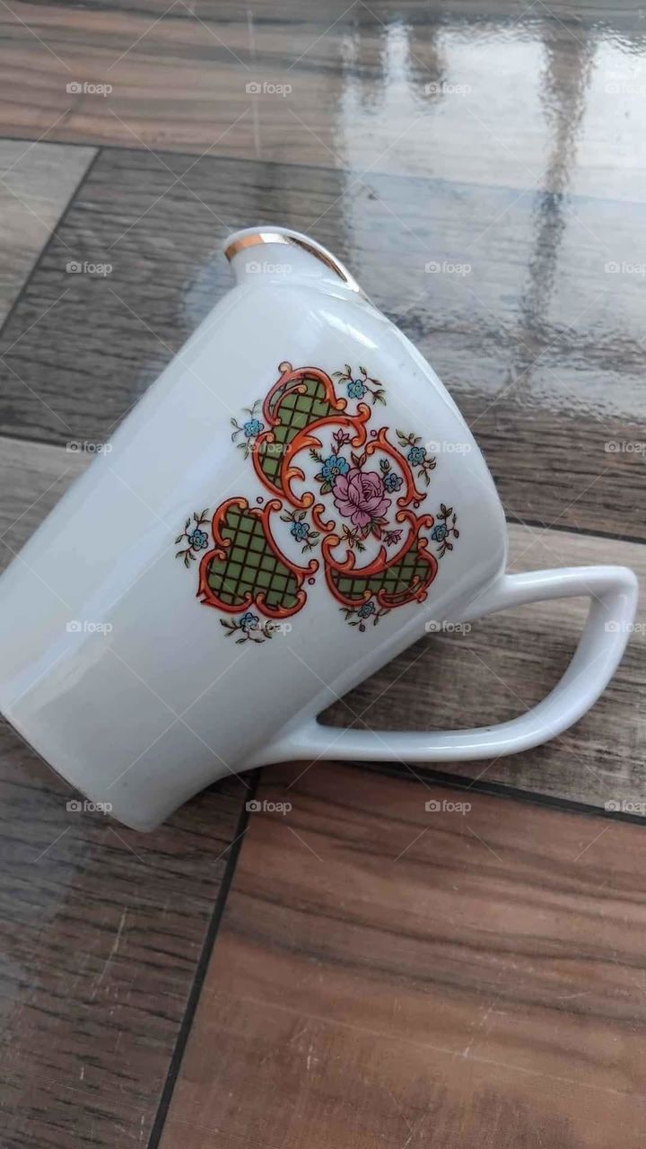 old deco teapot
