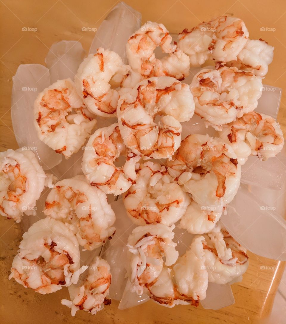 cooked shrimp