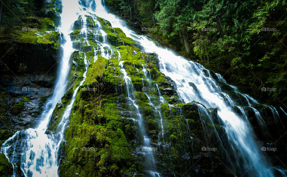 a waterfall that was found about 10 miles into the woods. my zen place