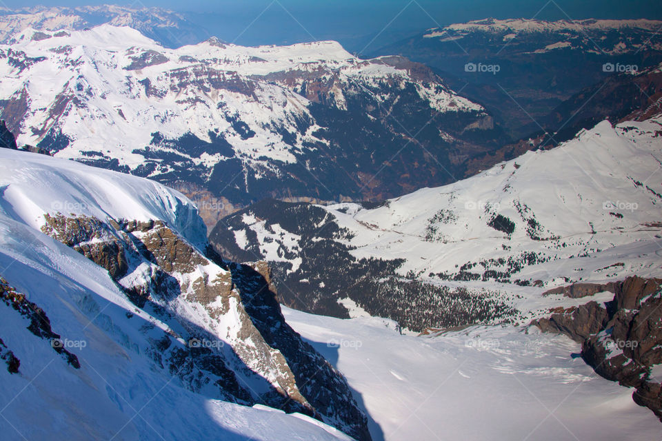 jungfrau snow landscape travel by cmosphotos