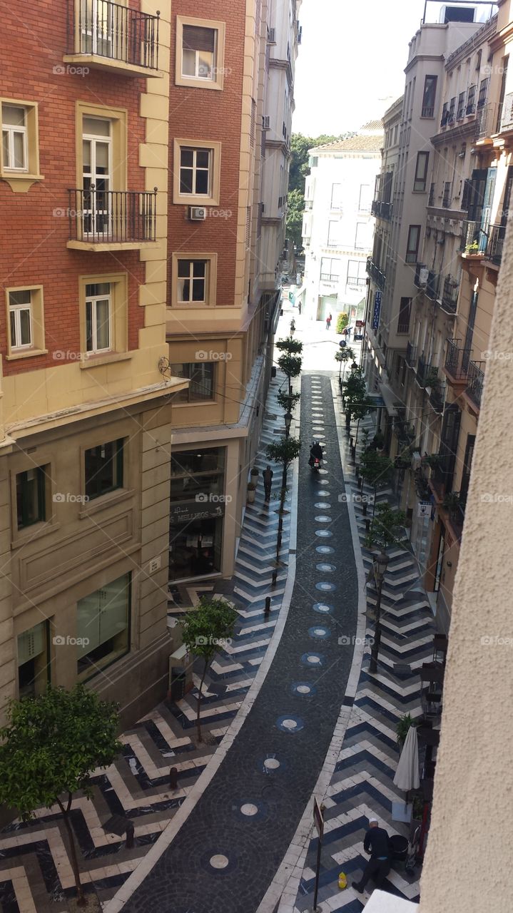 A street in Malaga, Spain