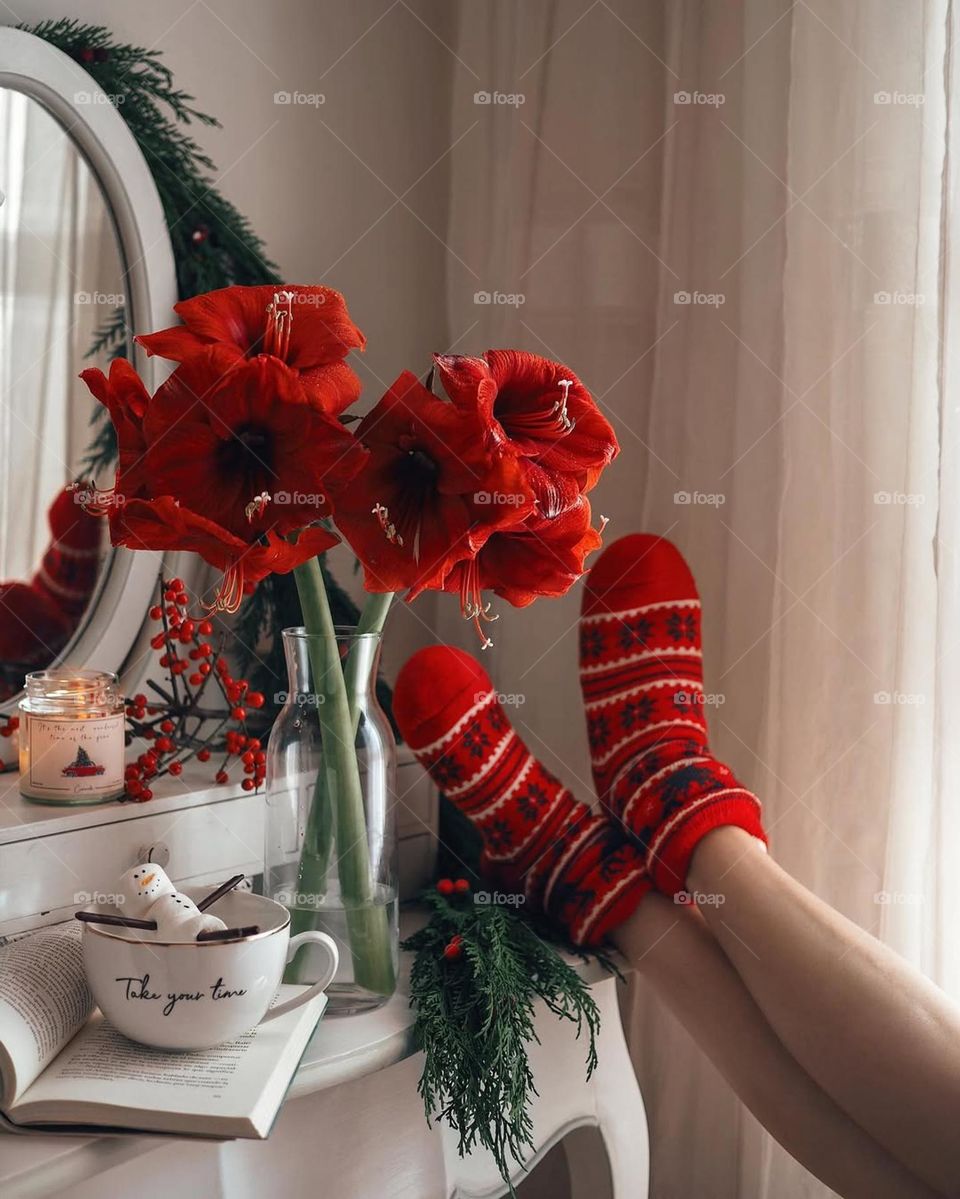 nice collors, cozy moments, snow man