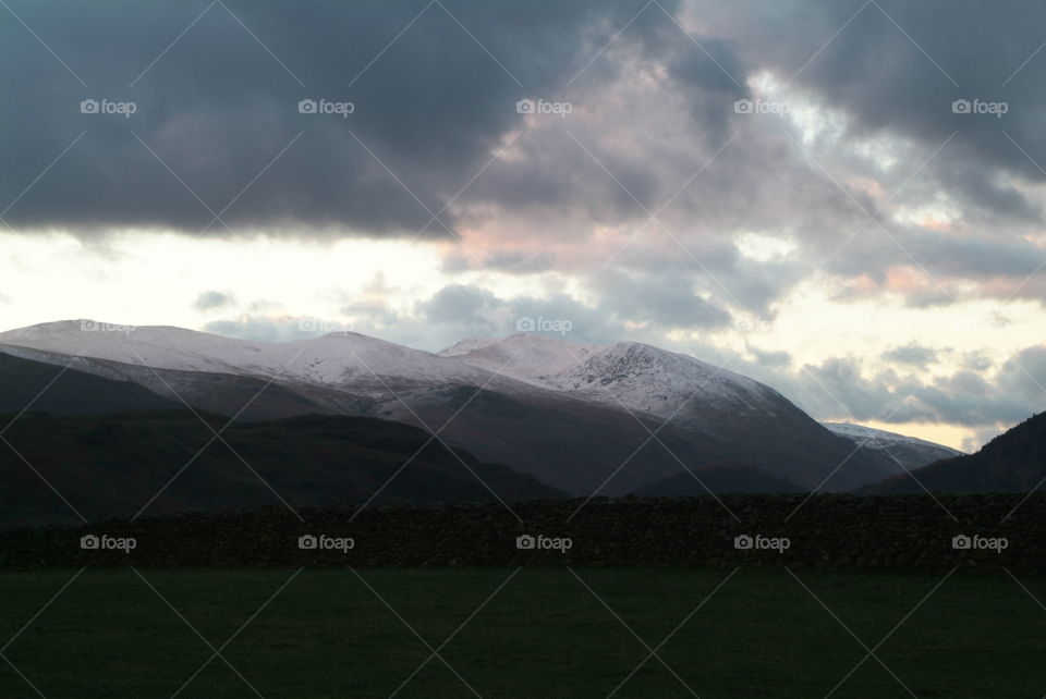 Sunrise in Lake District 