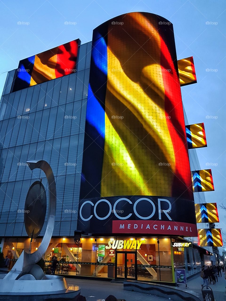 Evening in the city - Bucharest