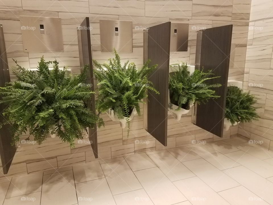 hiding urinals