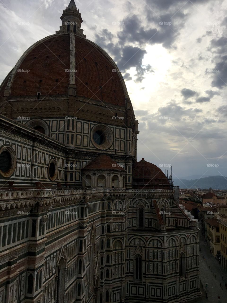 View of Santa Maria del Fiore, Firenze, from Giotto's bell tower
