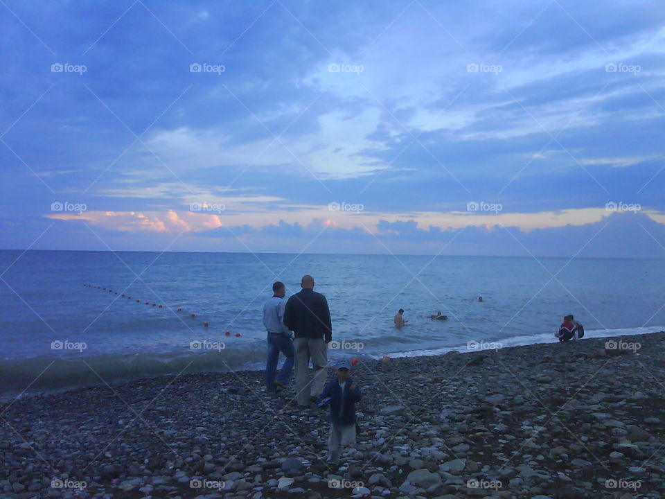 Summer... Sea... Sunset...