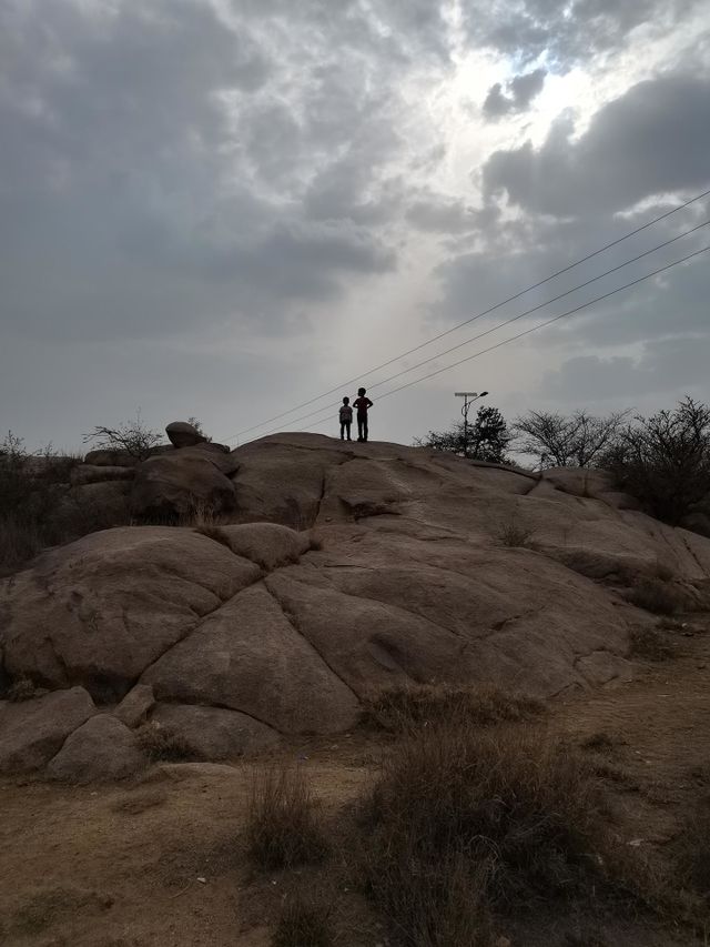 On the mountain