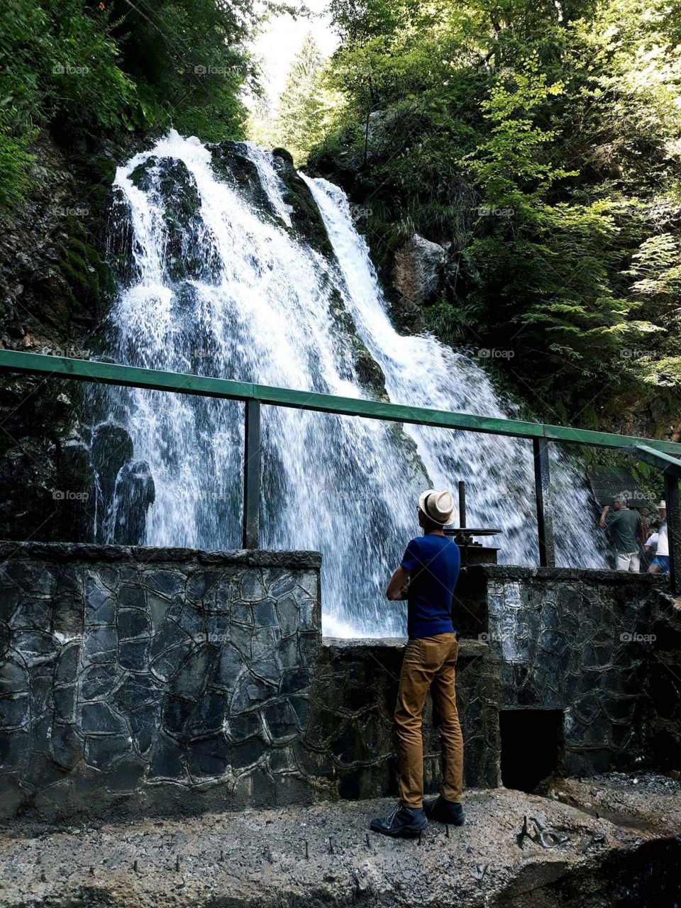 Waterfall in Bucegi Mountains