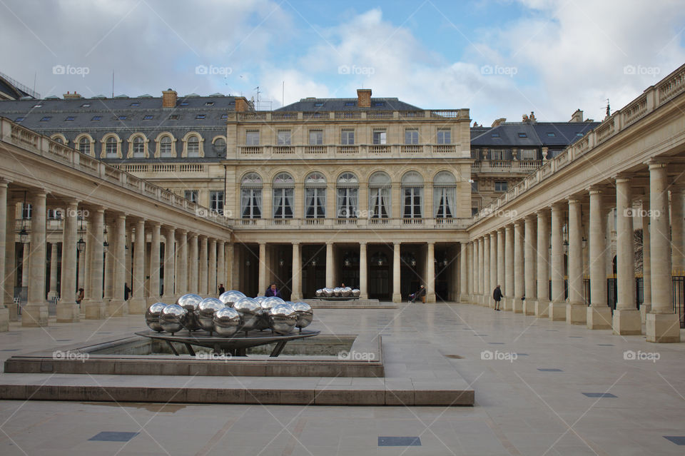 The Palais-Royal in paris france