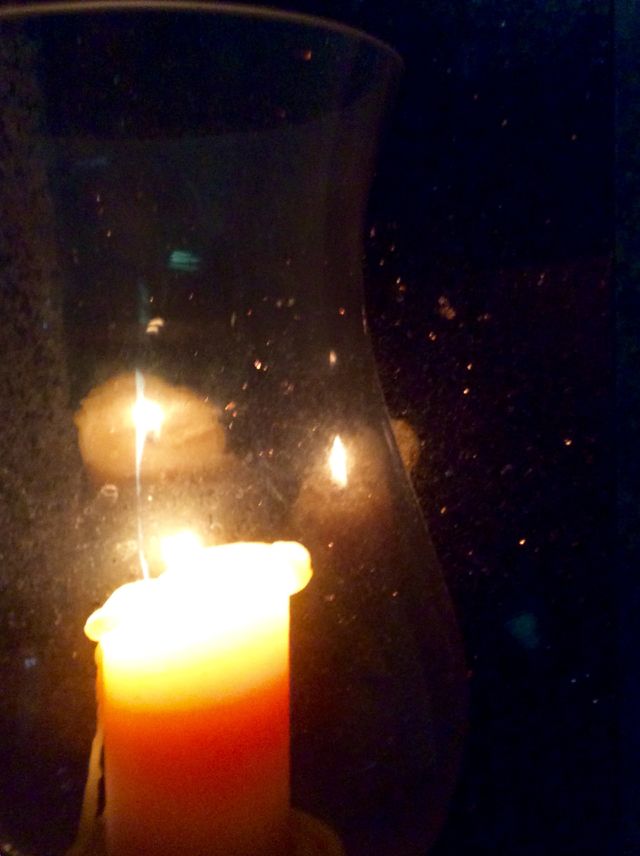 Candle reflection