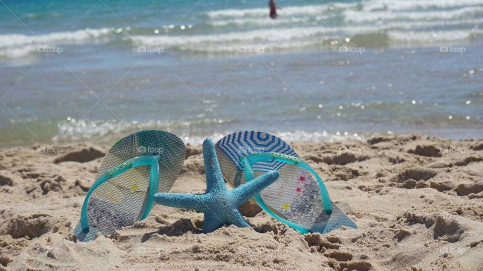 Beach#starfish#sea#flipflop