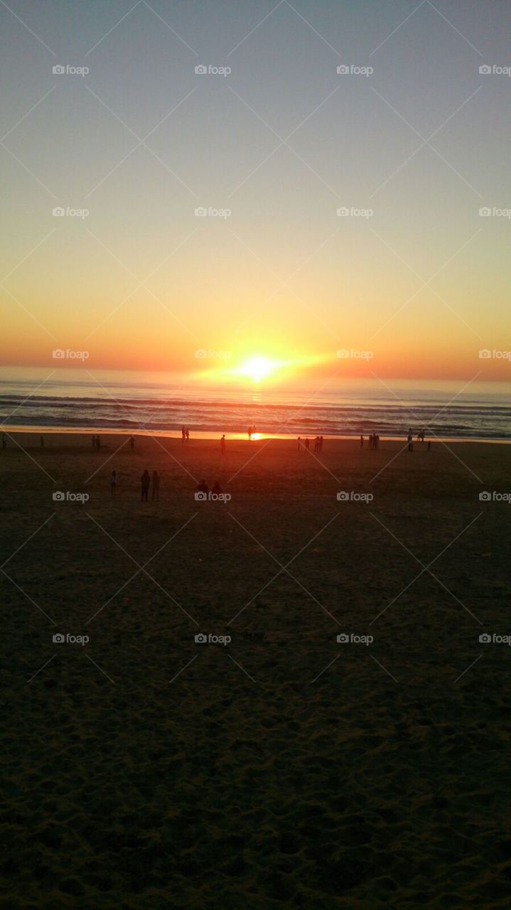 going down of the sun